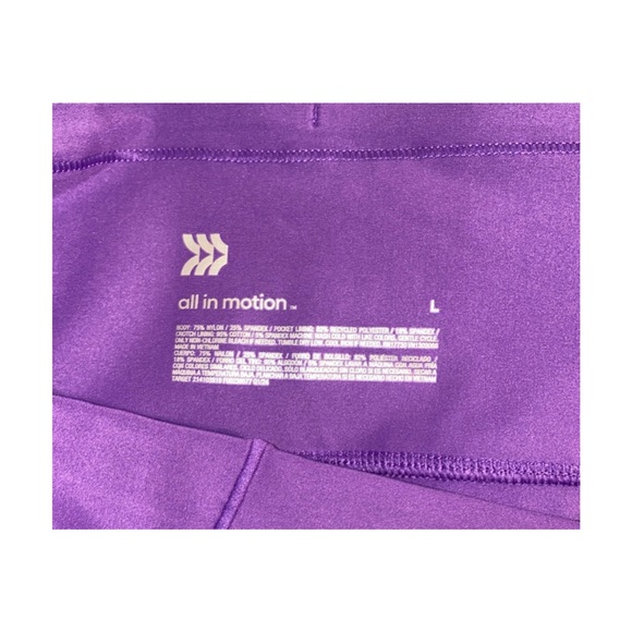 All in Motion Biker shorts NWT size Large - Picture 5 of 5